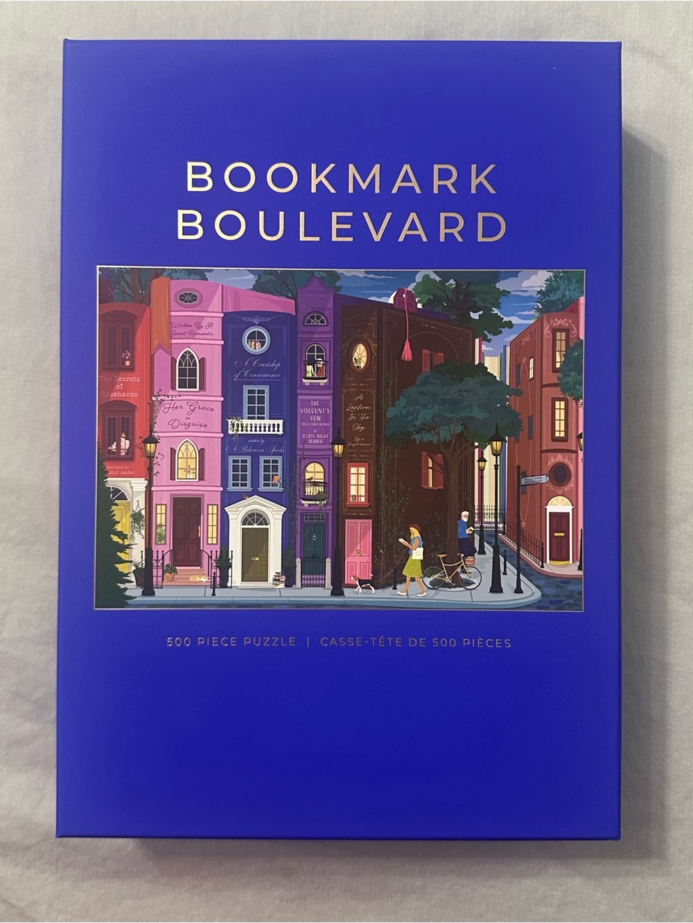 HOBBRY Bookmark Boulevard 500 Piece Jigsaw Puzzle Architecture